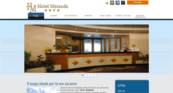 Desktop Screenshot of hotelmeranda.it